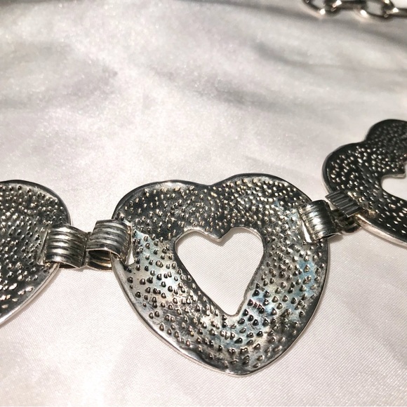 Metal Heart Chain Link Belt - Picture 6 of 8